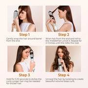 3-in-1 Hot Air Comb: Straighten, Curl & Style for Women