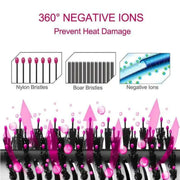 3 In 1 Hot Air Comb Styling Comb  Straight Curly  Hot Air Brush Women Heating Comb Hair Straightening Brush