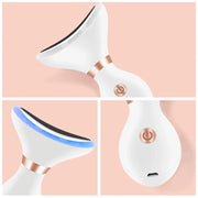 3-Color EMS Neck & Face Lifting Massager Anti-Wrinkle