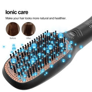 3 In 1 Hot Air Comb Styling Comb for Straight Curly Electric Hot Air Brush Women Anion Heating Comb Hair Straightening Brush