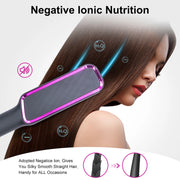 3-in-1 Hot Air Hair Brush: Straighten & Curl