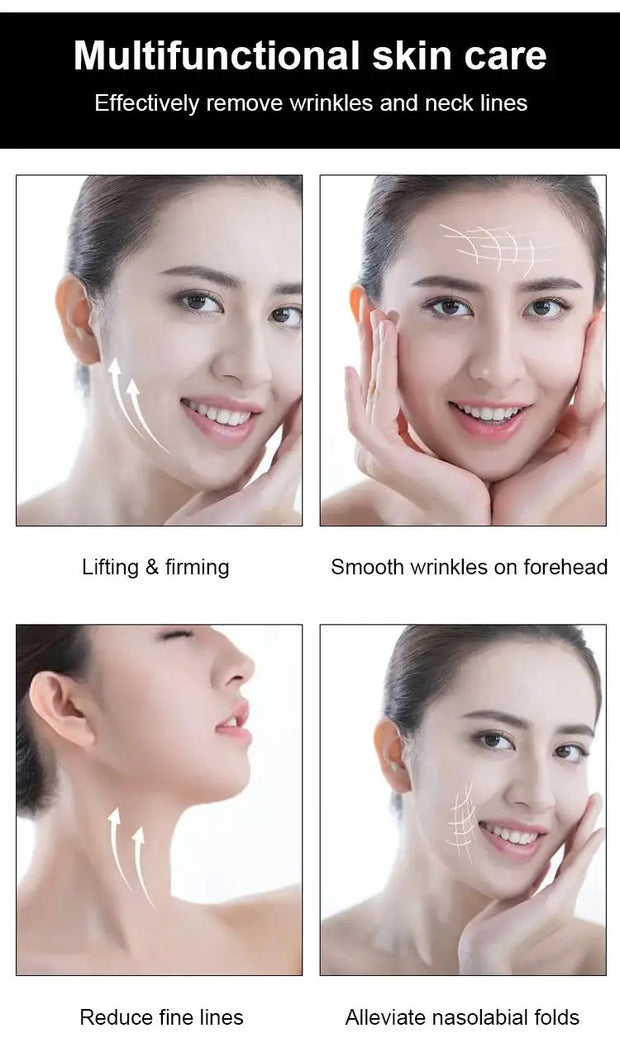 3-Color EMS Neck & Face Lifting Massager Anti-Wrinkle