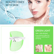 7-Color LED Mask: Rechargeable Red Light Therapy Device