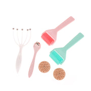 6pcs/set Facial Beauty Massage Ice Roller Five-claw Head Massager Eye Cream Stick Skin Care Gift Makeup Tool