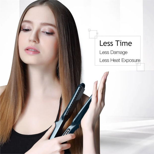 4-in-1 Interchangeable Hair Straightener & Curler