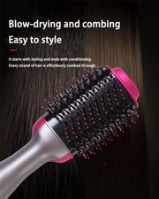 3-in-1 Hot Air Comb: Straighten, Curl & Style