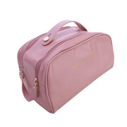 PU Fashion Double Zipper & Large Capacity Bag