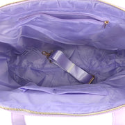 Purple Nylon Waterproof Women's Travel & Cosmetic Storage