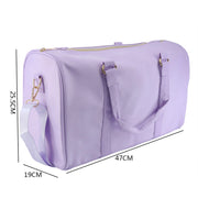 Purple Nylon Waterproof Women's Travel & Cosmetic Storage