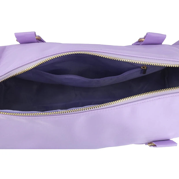 Purple Nylon Waterproof Women's Travel & Cosmetic Storage