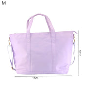 Purple Nylon Waterproof Women's Travel & Cosmetic Storage