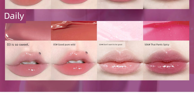 Flortte Solid Thin and Glittering Flortte S02 Lip Gloss