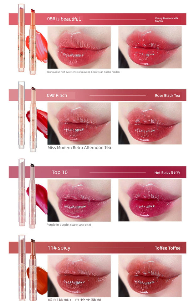 Flortte Solid Thin and Glittering Flortte S02 Lip Gloss