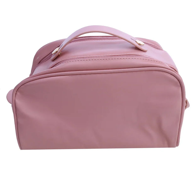 PU Fashion Double Zipper & Large Capacity Bag