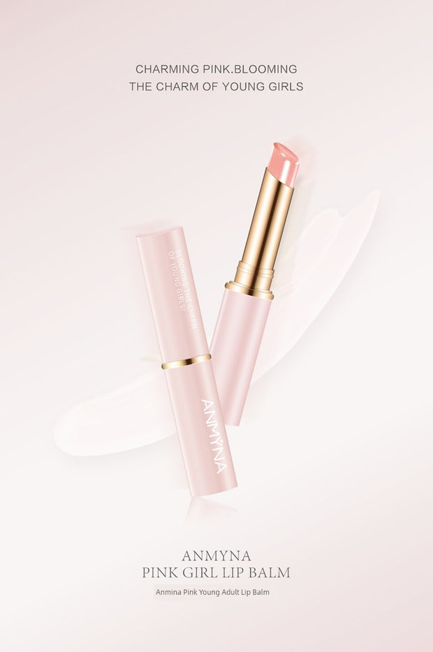 Anmyna Lip Balm: Moisturizing, Color-Changing Pink