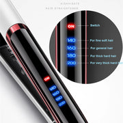 LED Display Hair Straightener & Curler: Infrared Flat Iron