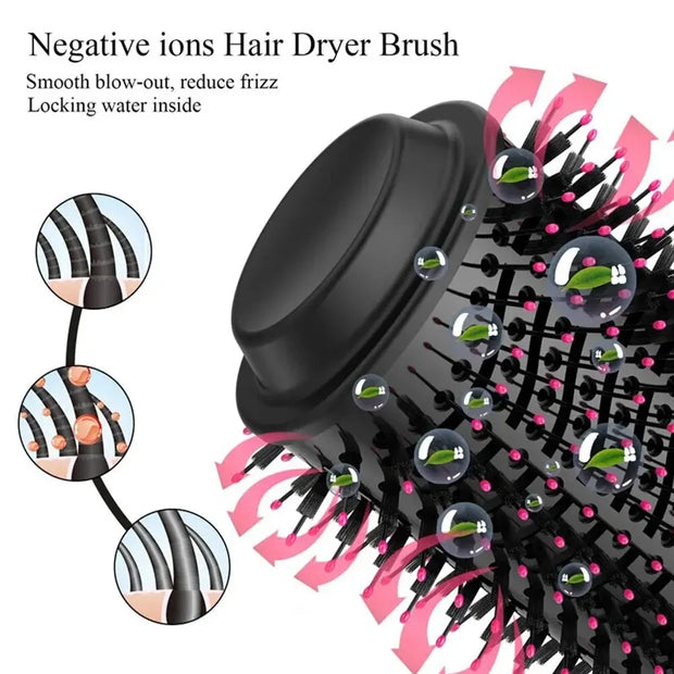 3-in-1 Hot Air Comb: Straighten, Curl & Style