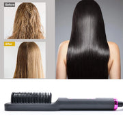 3-in-1 Hot Air Hair Brush: Straighten & Curl